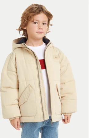 Tommy Hilfiger Winterjacke Monotype KB0KB09092 Beige Regular Fit