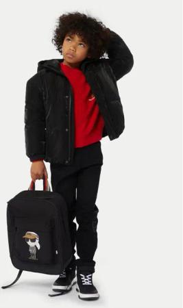 Karl Lagerfeld Kids Winterjacke Z30274 S Schwarz Regular Fit