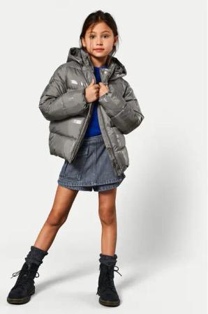 Kids ONLY Winterjacke 15327417 Grau Regular Fit