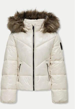 Kids ONLY Winterjacke 15324041 Beige Regular Fit