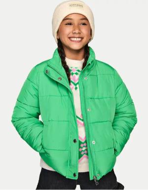 Kids ONLY Winterjacke 15325707 Grün Regular Fit