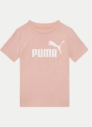 Puma T-Shirt Ess No. 1 Logo 684892 Rosa Regular Fit