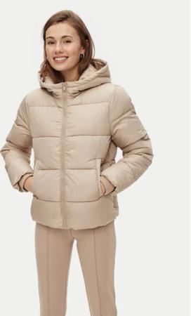 Pieces Winterjacke 17115626 Beige Regular Fit