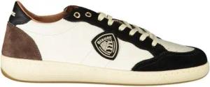 Blauer Sneaker Herren Sportschuh Weiß - Moderner Sneaker mit