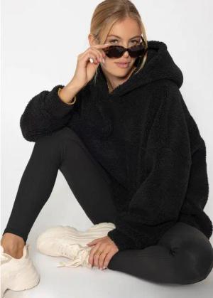 SASSYCLASSY Leggings Gerippte High Waist Sportleggings Damen Schwarz Schmeichelnde Skinny Leggings aus elastischem Material in Rippstruktur
