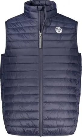 North Sails Outdoorjacke Ärmelloses Herrenhemd Blau – Leicht, Funktional und Stilvoll
