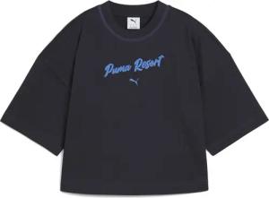 PUMA T-Shirt "PREMIUM ESS Oversized-T-Shirt mit Grafik Damen"