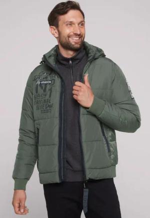 CAMP DAVID Steppjacke, mit Kapuze, mit abtrennbarer Kapuze