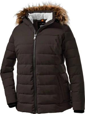 STOY Steppjacke "WMN Quilted JCKT E", STOY Steppjacke: Abzippbare Kapuze, atmungsaktiv, wasserabweisend