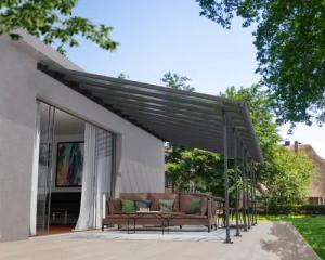 Palram - Canopia Terrassendach "Feria Alu Terrassenüberdachung", einfache DIY Montage