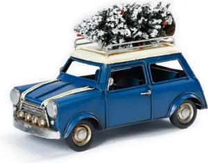 CHRISTMAS GOODS by Inge Weihnachtsfigur "Auto mit Baum, Weihnachtsdeko", im sportlichen Look, Höhe ca. 18 cm