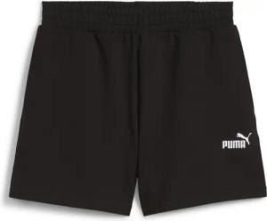 PUMA Sporthose "ESS Small No. 1 Logo 4" Leichte Hochgeschnittene Shorts Damen"