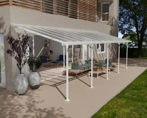 Palram - Canopia Terrassendach "Feria Alu Terrassenüberdachung", einfache DIY Montage