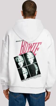 F4NT4STIC Kapuzenpullover "David Bowie Music Band Serious Moonlight Tour 83", Print