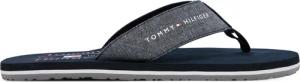 Tommy Hilfiger Zehentrenner Chambray Beach Sandal FM0FM05570 Dunkelblau