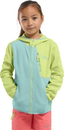 Jack Wolfskin Actamic Grid Midlayer Kids Funktionsjacke Kinder 164 green soft jade