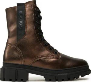 s.Oliver s.Oliver Schnürstiefeletten 5-25221-43 Braun Schnürstiefel