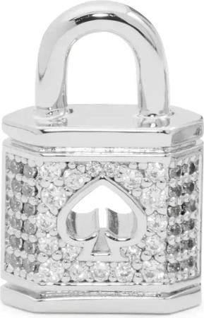 Kate Spade New York Ohrringe - Lock And Spade Ohrringe - Gr. unisize - in Silber - für Damen