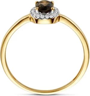 Blush Ring - Diamonds 585 Gold Ring - Gr. 54 - in Gold - für Damen