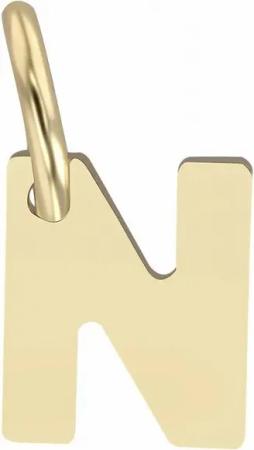 Adelia´s Kettenanhänger Neuheit 2025 - moderner Buchstabe Anhänger aus 375 Gold