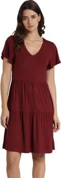 Admas Kleider Sommerkleid mit kurzen Ärmeln Cute