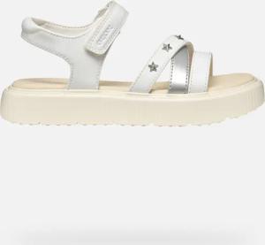 GEOX Schuhe Sandal Kodette Mädchen Weiß/silber
