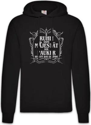 Urban Backwoods Hoodie Seine Majestät Der Pauker Herren Hoodie Pauke Trommel Orchester (1-tlg) Volksmusik Musik Kapelle Klassik