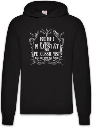 Urban Backwoods Hoodie Seine Majestät Der Percussionist Herren Hoodie Trommel Schlagzeug Band (1-tlg) Pop Rock Spieler