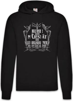 Urban Backwoods Hoodie Seine Majestät Der Ludwigshafener Herren Hoodie Rheinland Pfalz (1-tlg) Katzinett Stadt Schiller Ludwigshafen