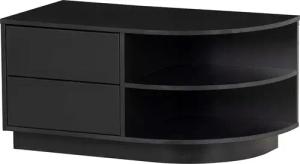 WOOOD Lowboard "Finca, Kommode mit abgerundeten Abschlussregal", mit modernem Push-to-Open-System, Breite 78 cm
