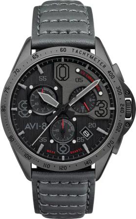 AVI-8 AV-4077-03 P-51 Mustang Chronograph Herrenuhr 43mm 5ATM