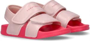 Tommy Hilfiger Sandale, Badeschuh, Pool Slides mit Klettverschlüssen