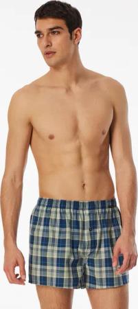 Boxershorts 2er-Pack Webware Karo mehrfarbig - Boxershorts Multipack 7