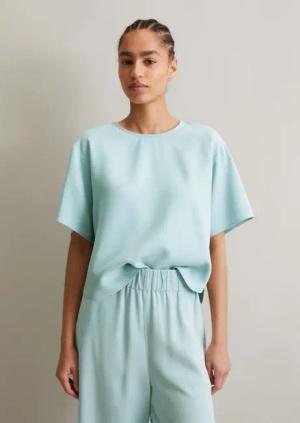 Crop-Blusenshirt relaxed
