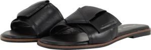 TOM TAILOR Damen Flache Sandalen mit Schleifen-Detail, schwarz, Uni, Gr. 37