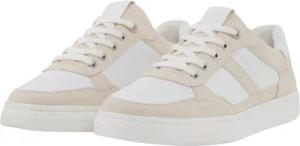 TOM TAILOR Damen Sneaker mit Colour-Blocking, beige, Uni, Gr. 39