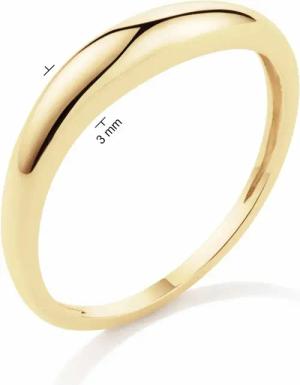 Jackie Gold Ring - Lido 585 Gold Ring - Gr. 52 - in Gold - für Damen