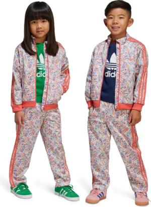 Adidas Firebird Kinder Trainingsanzüge - Weiß - Größe 111 - 116 CM - Poly Mesh