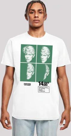 F4NT4STIC T-Shirt "David Bowie 1983 Concert Poster", Herren,Premium Merch,Regular-Fit,Basic,Bandshirt