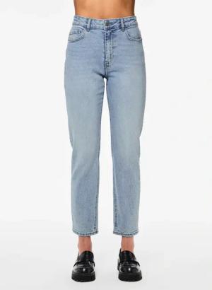 pieces High-waist-Jeans "PCBELLA HW TAP ANK JEANS LB302 NOOS"