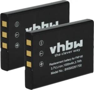 vhbw passend für Sony Mylo COM-1/B, COM-1/W, COM-2, COM-1 Foto / Kamera-Akku Li-Ion 1000 mAh