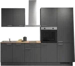 nobilia® Küchenzeile Kolding, individuell anpassbar, gratis Beratung, schnelle Lieferung, (270 Breite), vormontiert, wahlw. mit E-Geräten, inkl. Lieferung & Montage