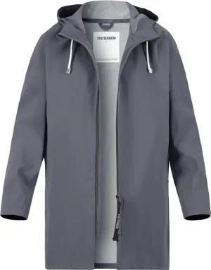STUTTERHEIM Herren Regenmantel grau unifarben