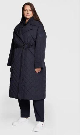 Tommy Hilfiger Curve Übergangsjacke Cry WW0WW36458 Dunkelblau Relaxed Fit