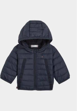 Tommy Hilfiger Übergangsjacke Monotype Tape KN0KN01722 Dunkelblau Regular Fit