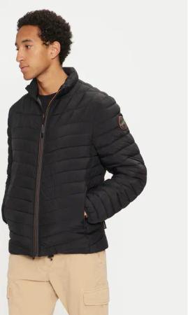 Napapijri Übergangsjacke A-Lapaz NP0A4I25 Schwarz Regular Fit