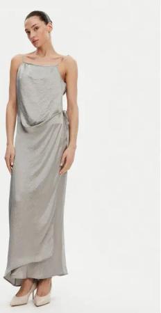 Herskind Abendkleid Sanderson 5557196 Silberfarben Regular Fit