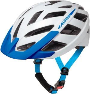 Alpina Panoma 3.0 Fahrradhelm (52-57 cm, 66 white/blue gloss)