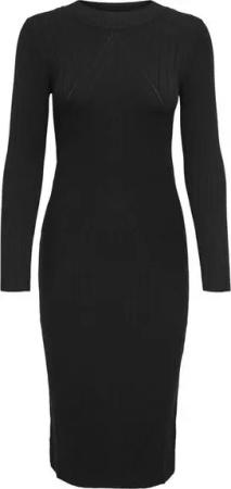 ONLY & SONS Strickkleid - Strickkleid Langarm - geripptes Langarmkleid einfarbig