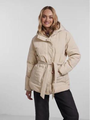 Pieces Winterjacke Nidone 17128174 Beige Regular Fit
